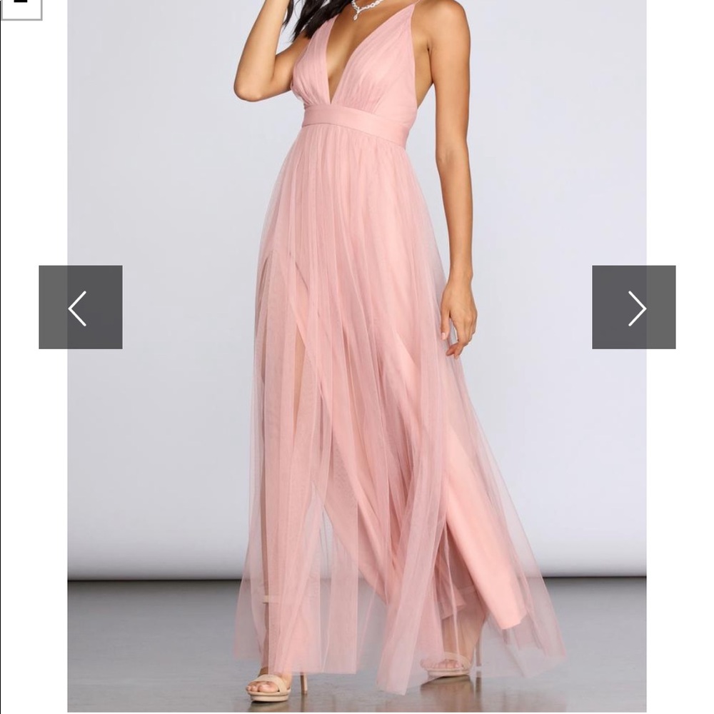 Brand new with tags. Long mauve dress.